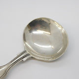 Victorian Sterling Silver Fiddle Pattern Tea Caddy Spoon Antique 1859 London