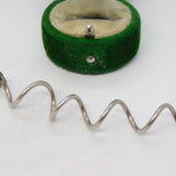 Sterling Silver Swirling Helix Charm Pendant Vintage c1970