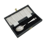 Art Deco Boxed Sterling Silver Admiral Nelson Commemorative Spoon Antique