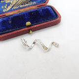 Sterling Silver Twist Curl Charm Pendant Vintage c1970