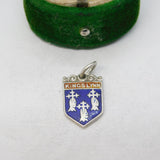 Sterling Silver Kings Lynn Shield Charm Pendant Vintage c1970