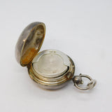 Sterling Silver Floral Pattern Sovereign Holder Case Antique 1912 Birmingham