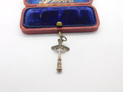 Sterling Silver 'Bourbon' & 'St Louis' Sign Post Charm Pendant Vintage c1970