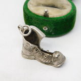 Sterling Silver Old Fashioned Boot Charm Pendant Vintage c1970