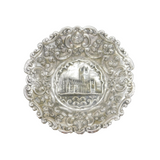 Nathaniel Mills Sterling Silver Gloucester Cathedral Souvenir Dish Antique