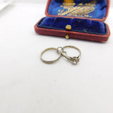Sterling Silver Wedding Rings Charm Pendant Vintage c1970