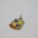 Sterling Silver Brean Enamel Souvenir Charm Pendant Vintage c1970
