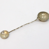 Sterling Silver Ottoman & Eastern Coin Spoon Antique 1915 Art Deco
