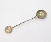 Sterling Silver Ottoman & Eastern Coin Spoon Antique 1915 Art Deco