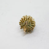 Sterling Silver Spiky Hedgehog Charm Pendant Vintage c1970