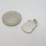 Sterling Silver Enamel Swansea Charm Pendant Vintage c1970s
