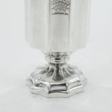 Early-Victorian Sterling Silver Crested Pepper Shaker Antique 1841 London