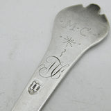 William & Mary Sterling Silver Trefid Spoon Antique 1689 London, Edward Hulse