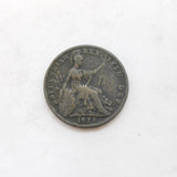 King George IV First Issue Farthing Coin Antique 1825 Fair/Fine Condition