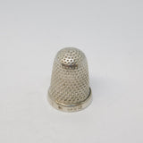 Victorian Sterling Silver Sewing Thimble Antique 1901 Chester Charles Horner