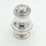 George I Sterling Silver Bun Form Sugar Caster Antique 1723 London