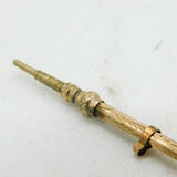 Victorian Small Gold Cased Propelling Pencil Fob Antique c1880s
