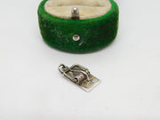 Sterling Silver Mousetrap Charm Pendant Vintage c1970