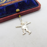 Sterling Silver Scunthorpe Lady Charm Pendant Vintage c1970