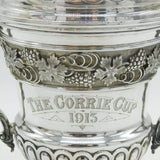Edwardian Sterling Silver Greyhound Trophy Cup 'Corrie Cup' Antique London