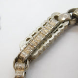 20th Century Sterling Silver Fancy Link Albert Watch Chain Antique c1920s