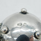 19th Century Chinese Sterling Silver Lizard & Spider Salt Cellars Antique