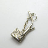Sterling Silver Fire Lighter Charm Pendant Vintage c1970