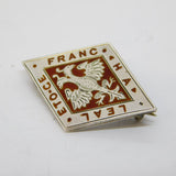 Sterling Silver & Enamel Earl of Godolphin Heraldic Brooch Pin Antique