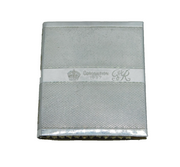King George VI Silver Plated Sewing Needle Advertising Case Antique 1937