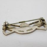 Sterling Silver Enamel 'Society of London Lady Golf Captains' Brooch Vintage