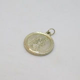 Sterling Silver St Christopher Travel Charm Pendant Vintage c1970