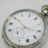 Dennison Sterling Silver 17 Jewels Pocket Watch Antique 1942 London