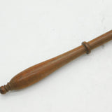 George II Sterling Silver Wooden Handled Toddy Ladle Antique 1738 London