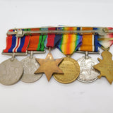 WWI & WWII Medal Group Inc. Mons Star GNR J. McNulty Royal Field Artillery