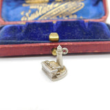 Sterling Silver Lighthouse and Buildings Charm Pendant Vintage c1970