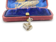 Sterling Silver Lighthouse and Buildings Charm Pendant Vintage c1970