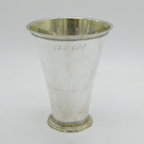 18th Century Swedish Gothenburg Sterling Silver Tapering Beaker Antique c1730s