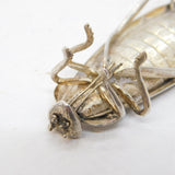 Sterling Silver Large Insect of Bug Figurine Ornament Vintage c1970s