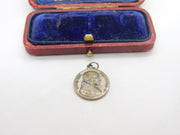 Sterling Silver Tourist Scala Santa Rome Medallion Coin Charm Vintage c1970