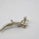 Sterling Silver Drunkard Charm Pendant Vintage c1970