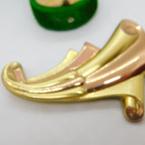 Monet Large Sterling Silver Gilt Wind Spray Brooch Pin Vintage c1960