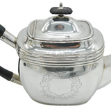 18th Century Scottish Provincial Aberdeen Sterling Silver Teapot Antique c1790s