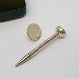 Boxed Sterling Silver Golf Tee Pencil & Putting Marker Vintage 1990 Birmingham