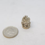 Sterling Silver British Royal Crown Charm Pendant Vintage c1970