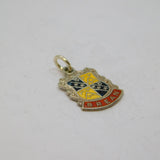 Sterling Silver Brean Enamel Souvenir Charm Pendant Vintage c1970