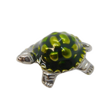 Silver Plated & Enamel Tortoise Pendant Vintage c1990s