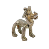 Sterling Silver Cartoon Dog Charm Pendant Vintage c1970s