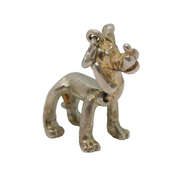 Sterling Silver Cartoon Dog Charm Pendant Vintage c1970s