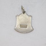 Sterling Silver Oban Shield Travel Charm Pendant Vintage c1970