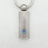 Montblanc Sterling Silver & Stone Set Keyring Vintage c2000s Germany